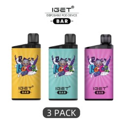 3 PACK - IGET Bar 3500 Puffs Disposable Vape