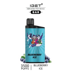 IGET Bar 3500 - Blueberry Ice Disposable Vape 3500 Puffs