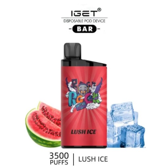 IGET Bar 3500 - Lush Ice Disposable Vape 3500 Puffs