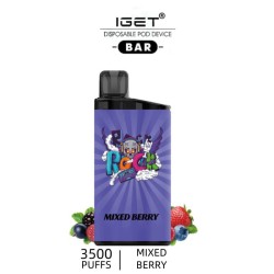 IGET Bar 3500 - Mixed Berry Disposable Vape 3500 Puffs