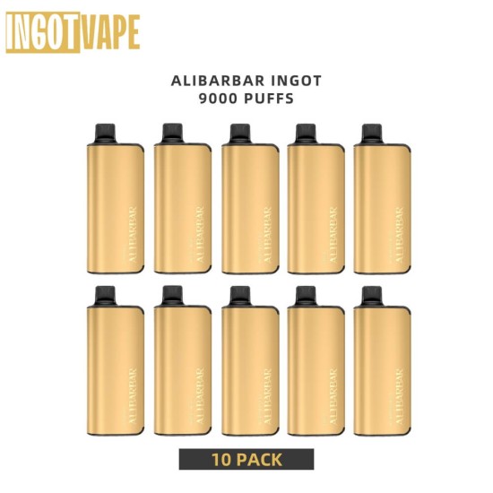 10 PACK - Alibarbar Ingot 9000 Puffs Disposable Vape