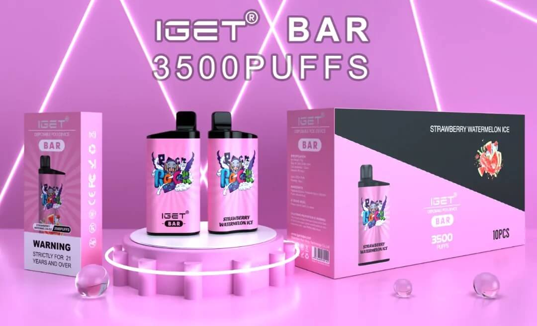 iget bar 3500 banner strawberry watermelon ice