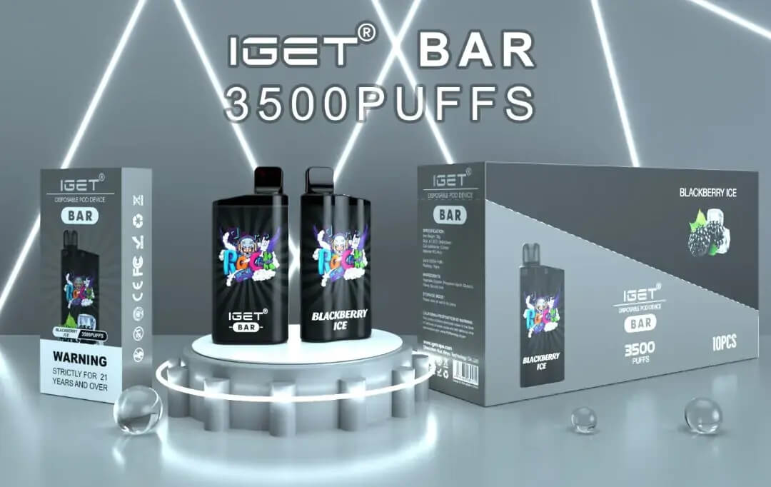 iget bar 3500 puffs banner blackberry ice