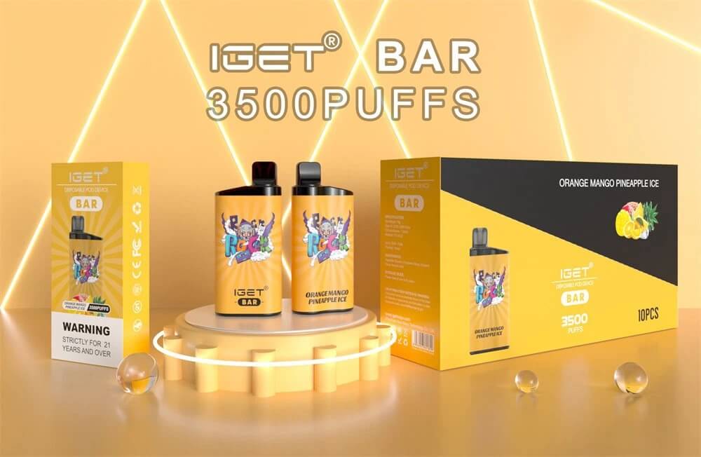 iget bar 3500 banner orange mango pineapple ice